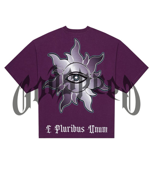 Godspeed JFK to MIA Tee Purple