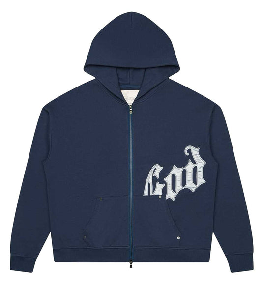 Godspeed OG Logo Sweatsuit V2 Navy/Silver