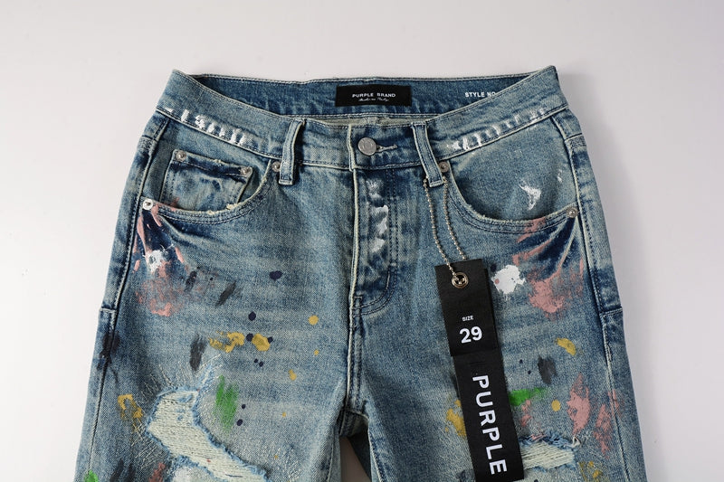 PURPLE  Fashion Jeans 9072