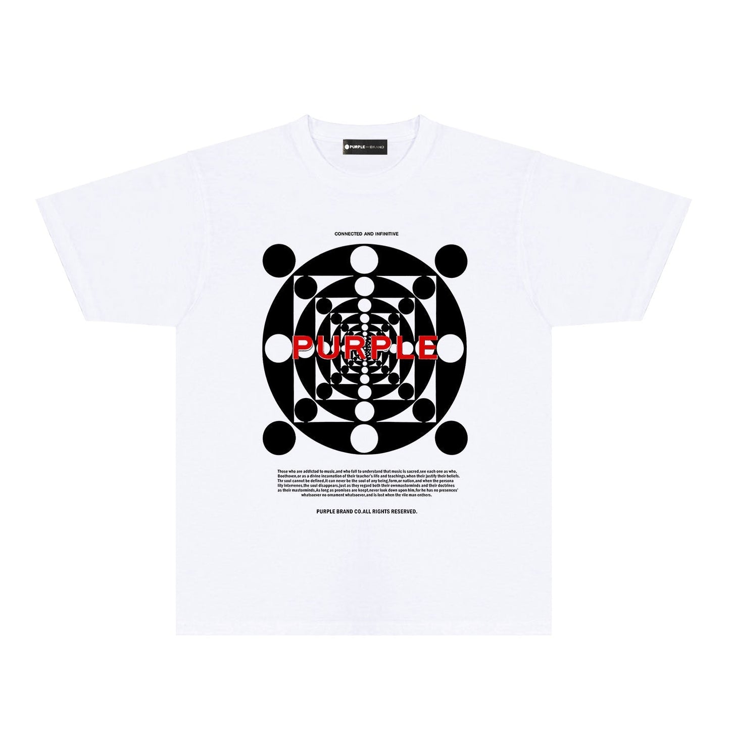 PURPLE  fashion T-shirt