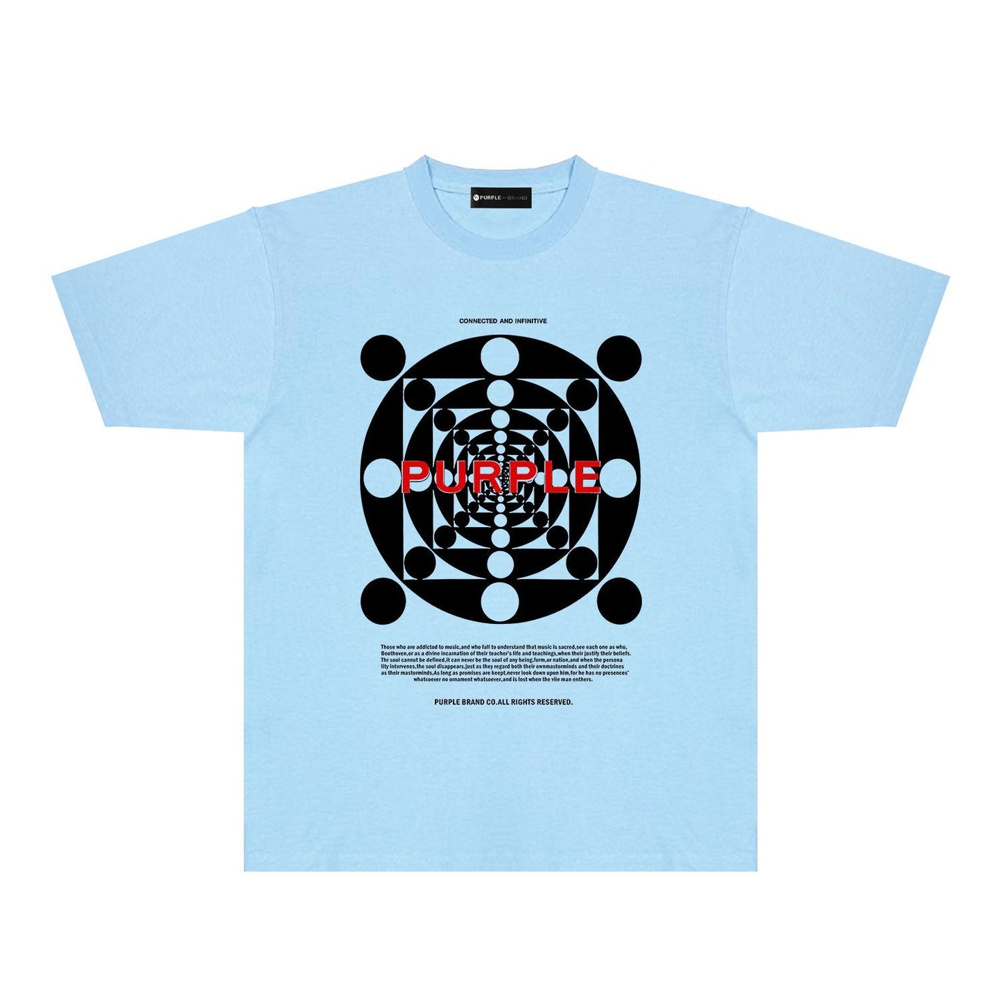 PURPLE  fashion T-shirt