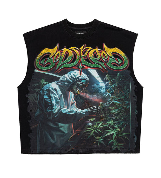 Godspeed 420 Indoor VVS Sleeveless Tee Black