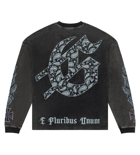 Godspeed Hollywood Inferno Thermal L/S Washed Black