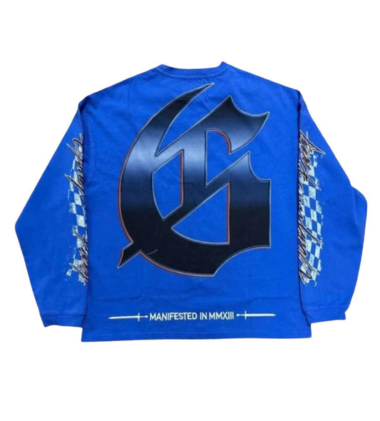Godspeed Le Dernier L/S Tee Blue